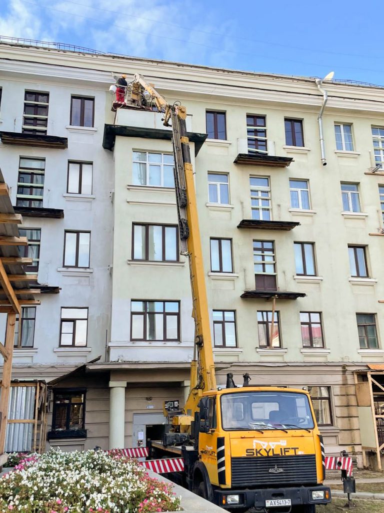Автовышка 30 метров, МАЗ